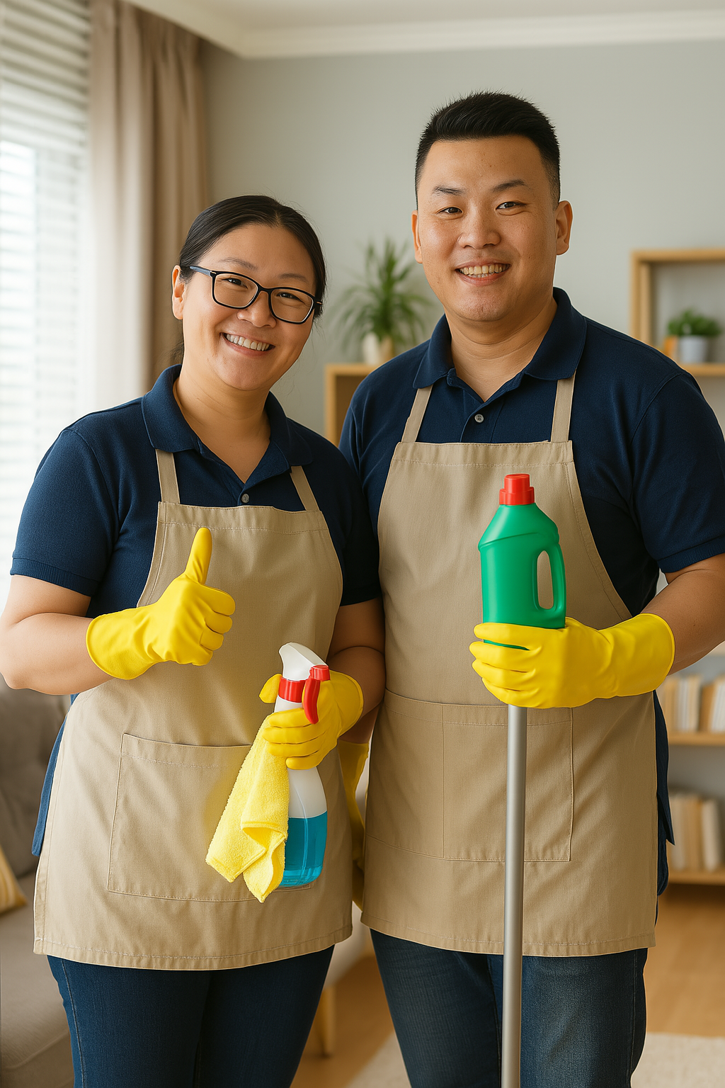 James and Grace - Cleaning Team
